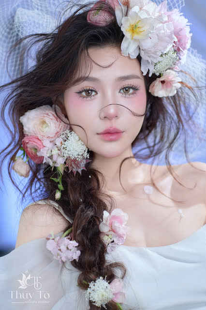 Gương mặt do Thúy Tô Makeup thực hiện tại studio Ocean Park 2