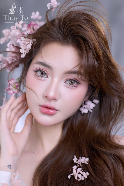 Gương mặt do Thúy Tô Makeup thực hiện tại studio Ocean Park 2
